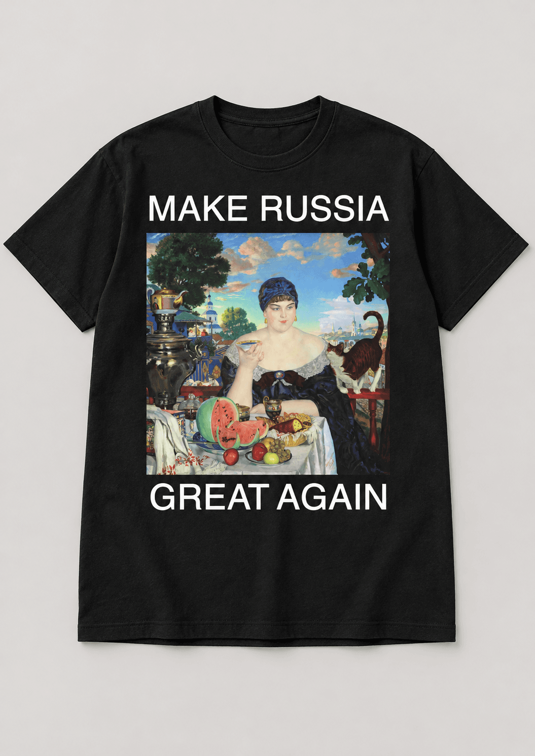 Футболка «Make Russia Great Again» — AI-визуализация